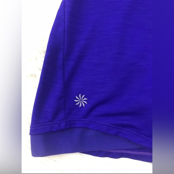 Athleta Womens Purple Built In Bra Racerback Athletic Yoga Workout Tank Top Sz S - Picture 3 of 7